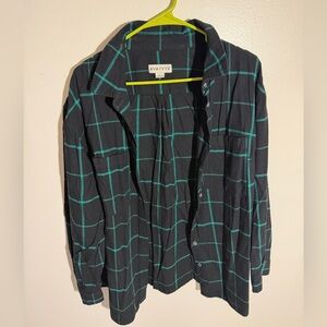 AVA & VIV Women’s Plaid Shirt